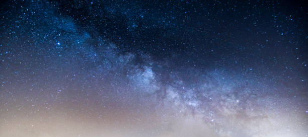 diagonal summer Milky way milkyway in the forest