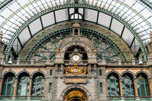 Central Station of Antwerp City, Belgium
