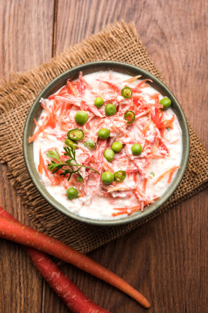 istock Gajar or Carrot Raita / Koshimbir / Salad 881579532