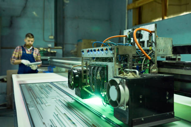 istock Modern CNC Equipment at Factory 881591826