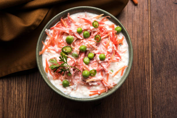 istock Gajar or Carrot Raita / Koshimbir / Salad 881591868