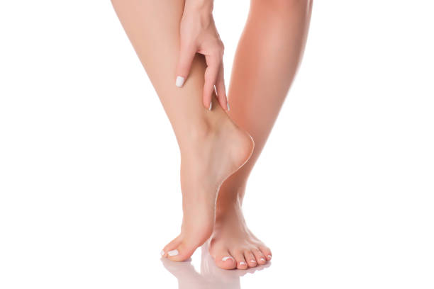 istock Female feet heel beauty medecine 881613164