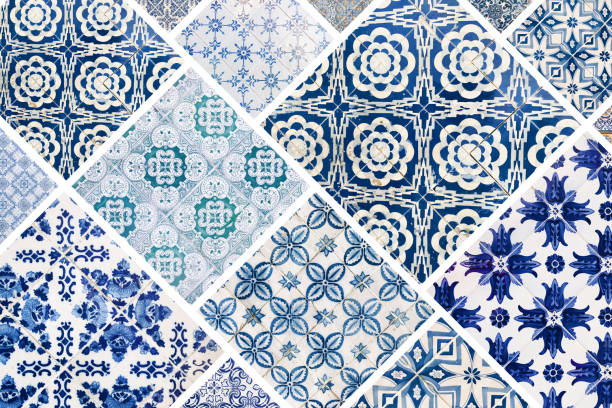 istock Collage of portuguese tiles 881626450