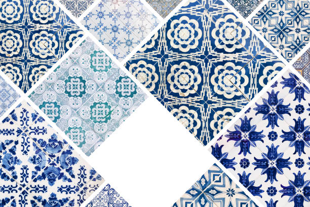istock Collage of portuguese tiles 881626646