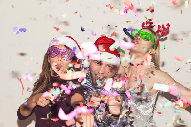istock Crazy New Year's Eve party 881626742