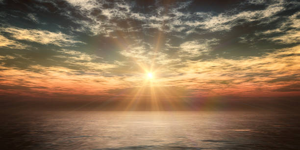istock beautifully sunset over ocean 881644632