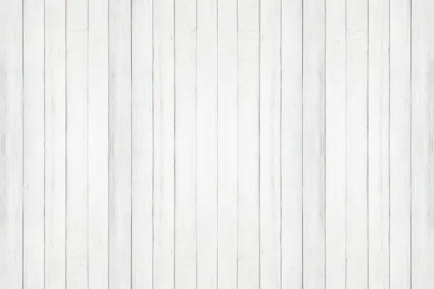 white natural wood wall texture and background seamless,Empty surface white wooden for design