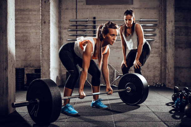 istock Girl Have A Hard Training 881699932