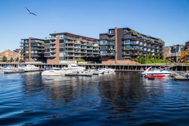 istock Boats in Trondheim 881703780