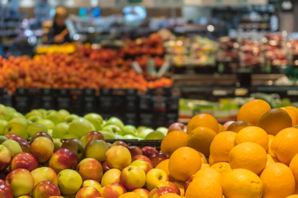 istock Fruit department in the supermarket 881706186