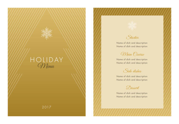 szablon menu świąt. - party pattern contemporary shiny stock illustrations