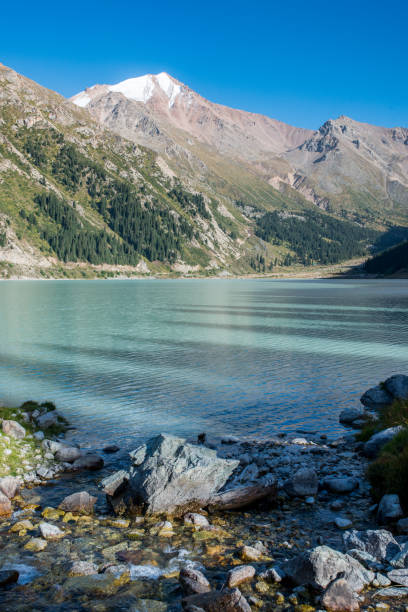 istock Blue mountain lake in Kazakhstan 881715986
