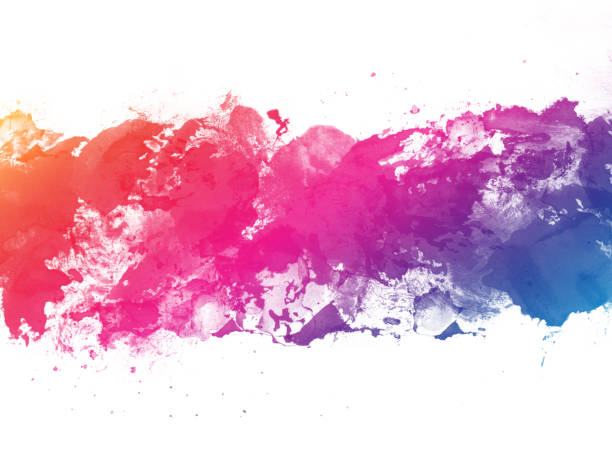 istock Abstract watercolors.colors wet on dry paper 881716144