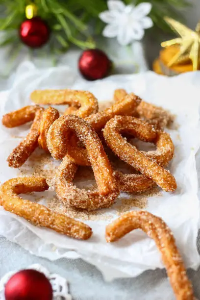 Photo of Traditional Churros with Gingerbread Flavor