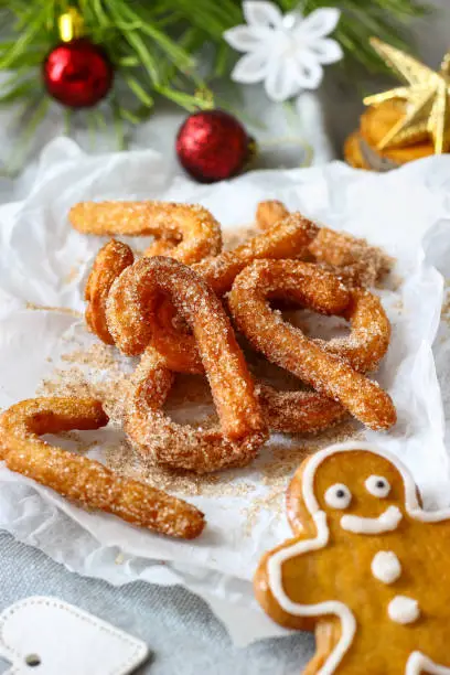 Photo of Traditional Churros with Gingerbread Flavor