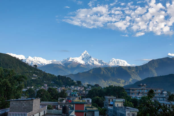 istock Nepal, Himalayas. The view of Mount Fishtail (Machapuchare) 881736832