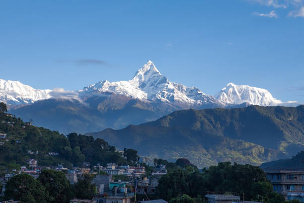 istock Nepal, Himalayas. The view of Mount Fishtail (Machapuchare) 881737502