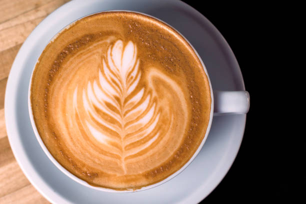 istock Top view of cup of coffee 881763090