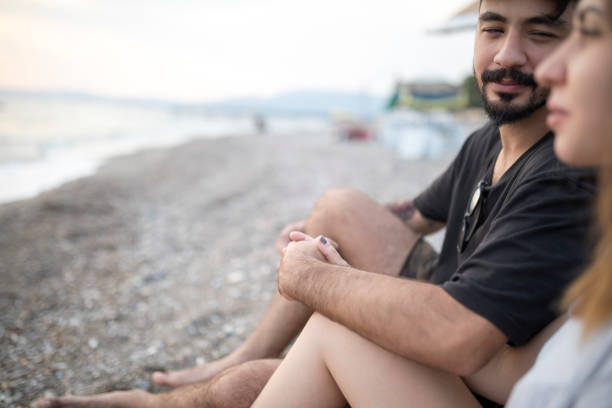 istock Lovely Young Couple At Beach 881763600