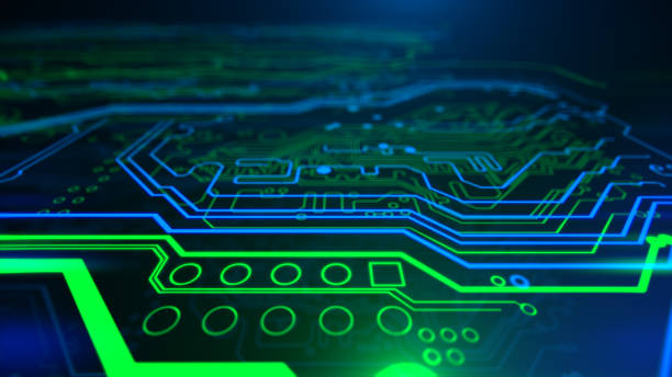 istock Green and Blue Motherboard Technology. 881770514
