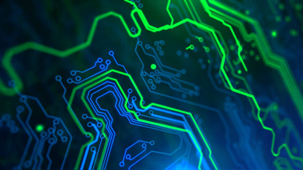 istock Green and Blue Motherboard Technology. 881770562