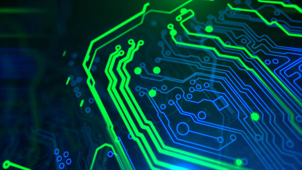 istock Green and Blue Motherboard Technology. 881772370