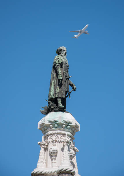 istock Vasco Da Gama Statue. Afonso de Albuquerque Square,Belem, Portugal. 881775868