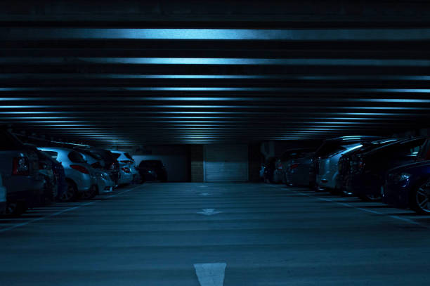 istock Car Park in the Dark 881782390