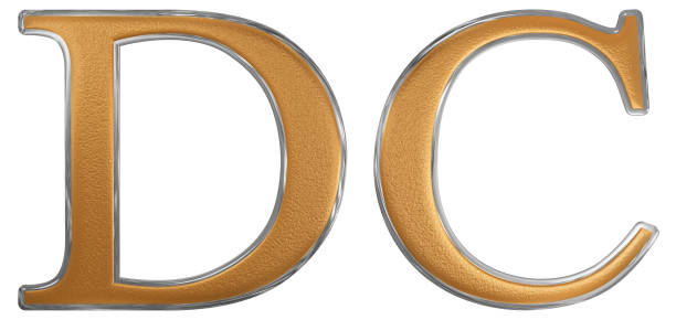 istock Roman numeral DC, sescenti, 600, six hundred, isolated on white background, 3d render 881787258