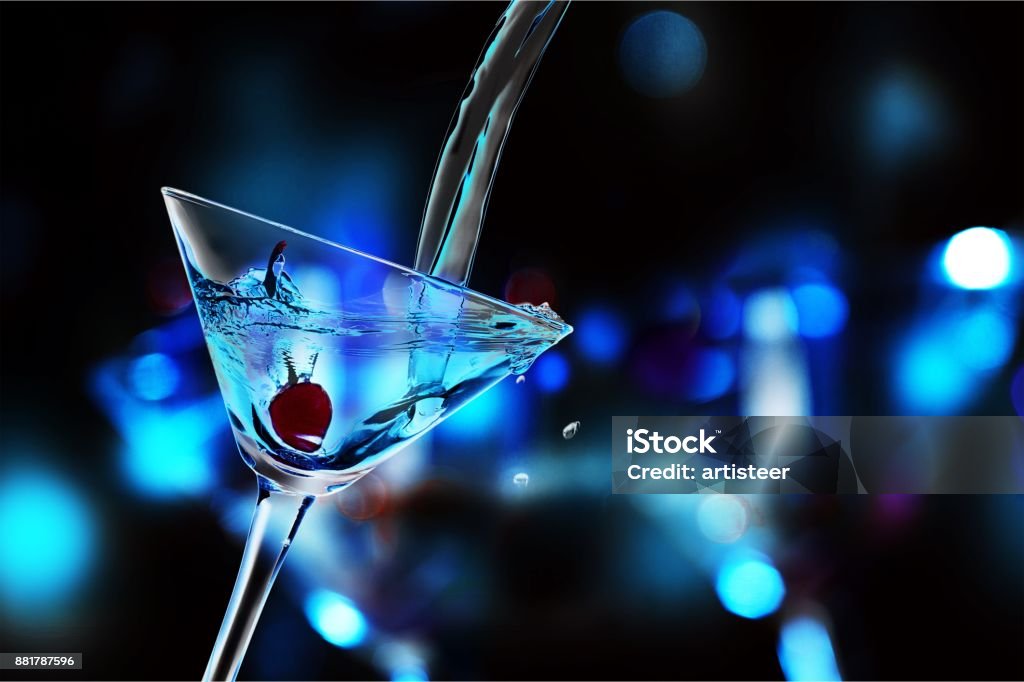 Cocktail. - Photo de Martini dry libre de droits