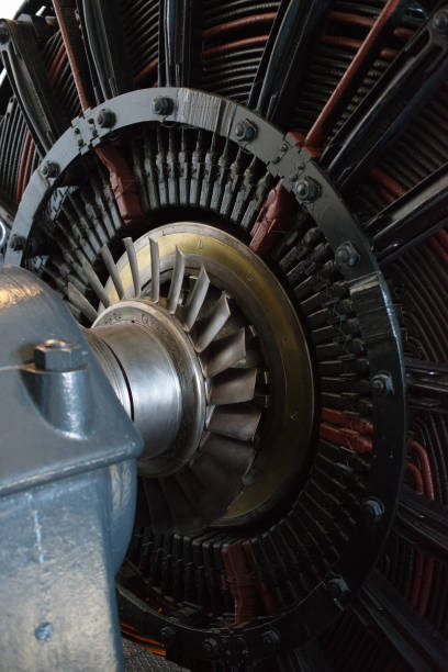 istock Engine. Part of old power plant. 881788278