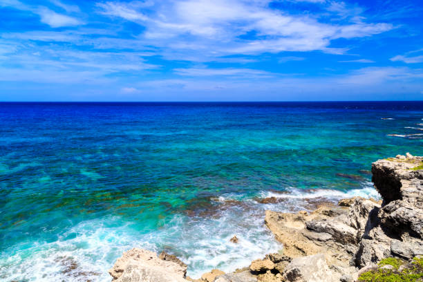 istock Caribbean sea. Blue sky. Isla mujeres 881788384