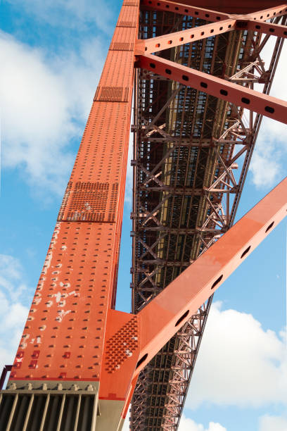 istock Under the Bridge of 25th april in Lisbon. 881788626