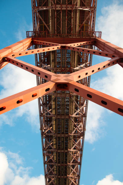istock Under the Bridge of 25th april in Lisbon. 881788634