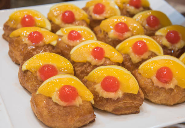 istock Selction of sweet pastries at a restaurant buffet 881802718
