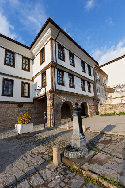 istock Old houses, Ohrid, Macedonia. 881814656