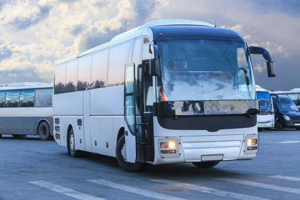 istock tourist buses on parking 881814866