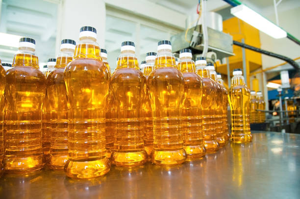 istock Vegetable oil production plant 881839330