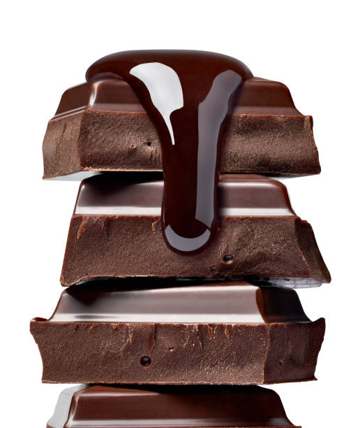 chocolate sweet food dessert stack syrup