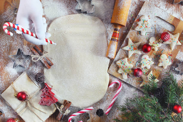 istock cooking ginger cookies on Christmas Eve 881842838