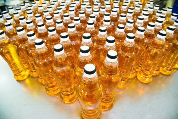 istock Vegetable oil production plant 881842968