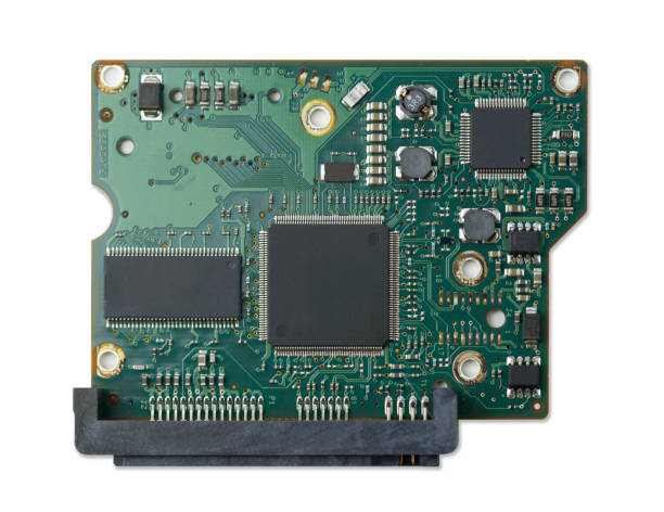 istock green circuit of a hard disk drive 881853792