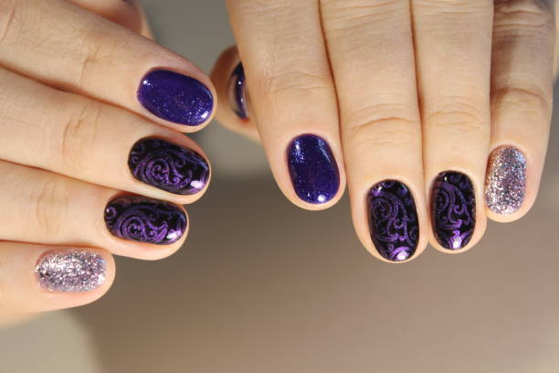 istock stylish design of manicure 881865398