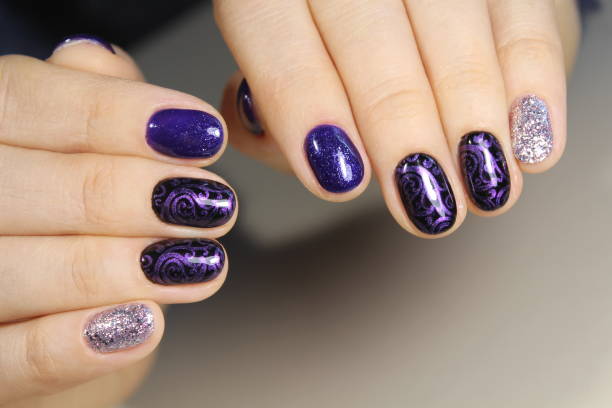 istock Fashion nails design manicure 881865446