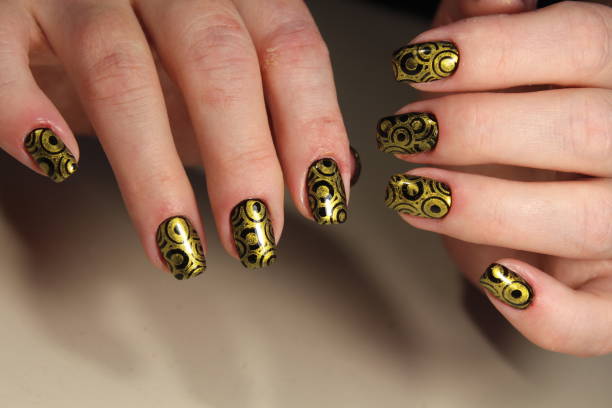 istock Fashion nails design manicure 881868086