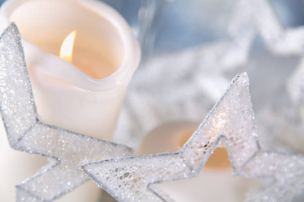 istock Bright Christmas background with decorations 881872138