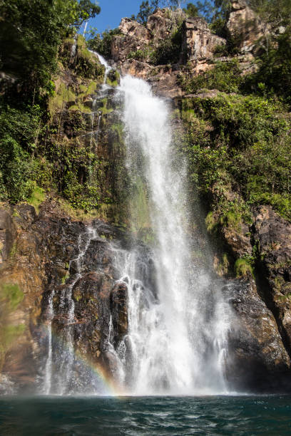 istock Serra Azul Waterfall - Nobres - Mato Grosso - Brazil 881872558