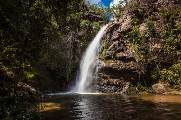 istock Waterfall at Chapada dos Guimaraes - Mato Grosso - Brazil 881872756