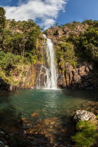 istock Serra Azul Waterfall - Nobres - Mato Grosso - Brazil 881885208