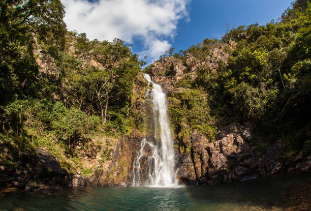 istock Serra Azul Waterfall - Nobres - Mato Grosso - Brazil 881885232